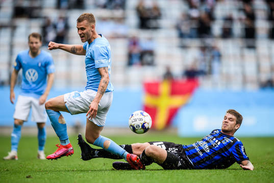 Malmö FFs Felix Beijmo och Sirius Marcus Mathisen