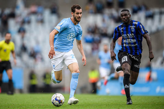Malmö FFs Adi Nalic och Sirius Patrick Nwadike