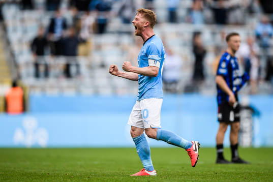 Malmö FFs Anders Christiansen jublar