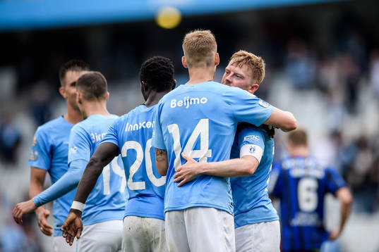 Malmö FFs Anders Christiansen jublar