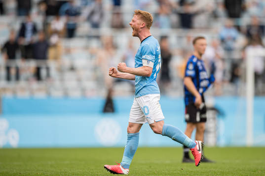 Malmö FFs Anders Christiansen jublar