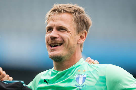 Malmö FFs målvakt Johan Dahlin