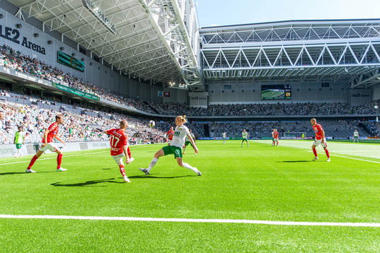 Degerfors Anton Kralj och Hammarbys Gustav Ludwigson