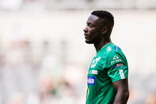 Degerfors målvakt Ismael Diawara