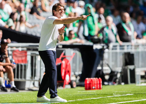 Hammarbys tränare Milos Milojevic