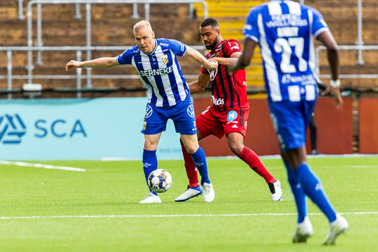 IFK Göteborgs Kolbeinn Sigthorsson och Östersunds Noah