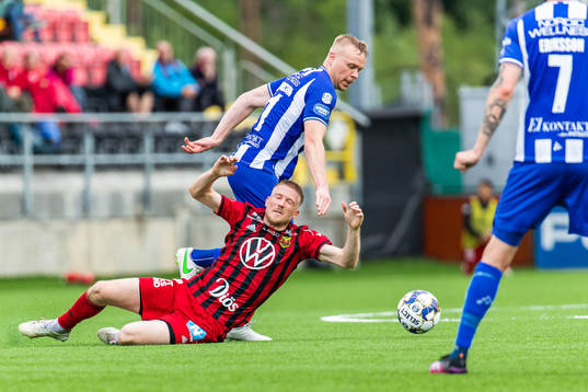 Östersunds Simon Kroon och IFK Göteborgs Kolbeinn