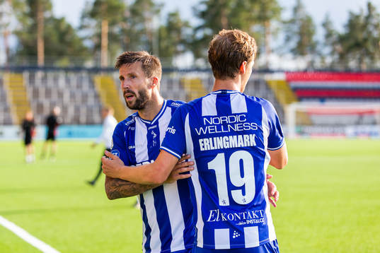 IFK Göteborgs Mattias Bjärsmyr och August Erlingmark