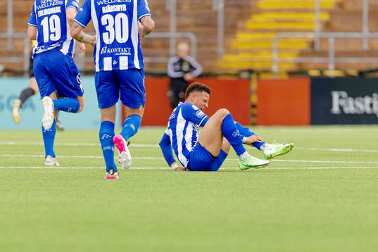 IFK Göteborgs Tobias Sana har ont