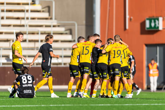 Elfsborgs spelare jublar