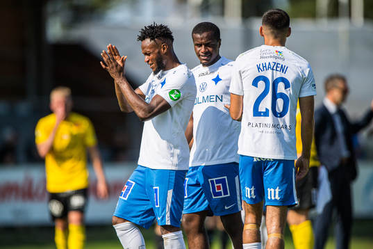 IFK Norrköpings Samuel Adegbenro, Kristoffer Khazeni jublar