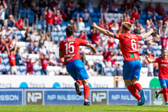 Helsingborgs Assad Al Hamlawi jublar