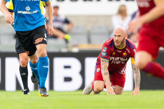 Djurgårdens Magnus Eriksson deppar