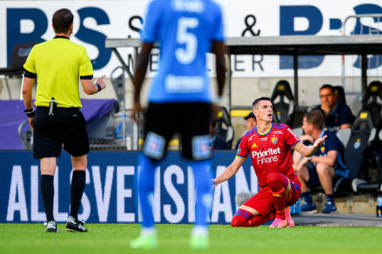 Djurgårdens Haris Radetinac reagerar