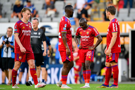 Djurgårdens Edward Chilufya deppar