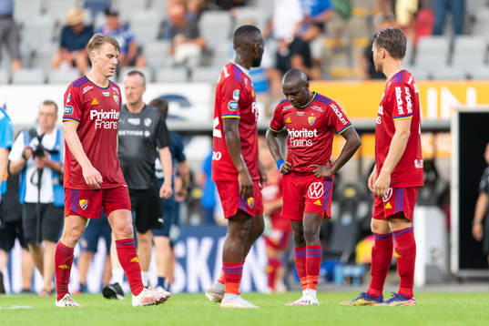 Djurgårdens spelare deppar