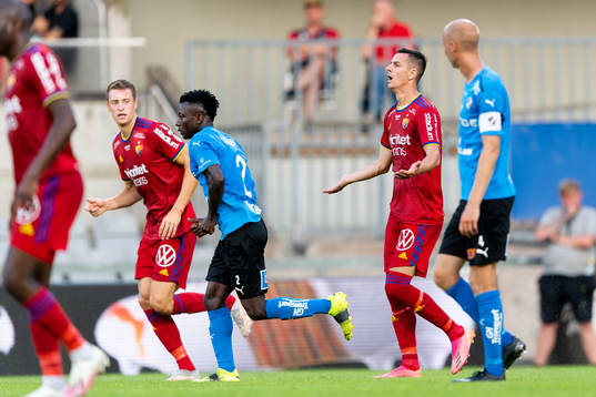 Djurgårdens Haris Radetinac reagerar
