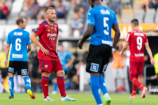 Djurgårdens Nicklas Bärkroth deppar