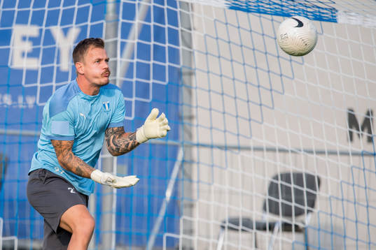 Goalkeeper Johan Dahlin