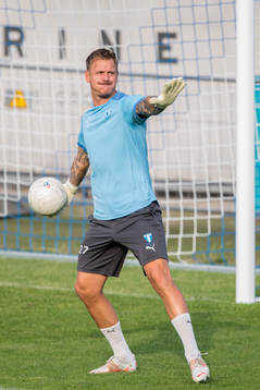Goalkeeper Johan Dahlin