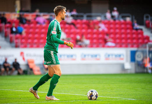 Kalmars målvakt Lucas Hägg Johansson
