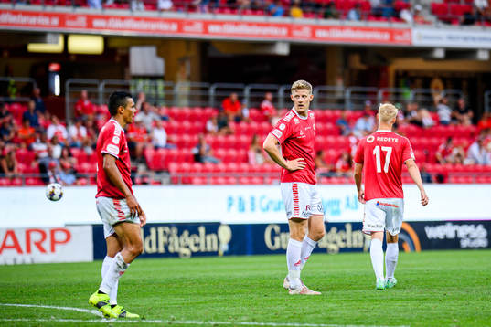 Kalmars Romario Pereira Sipiao , Lars Saetra och Carl