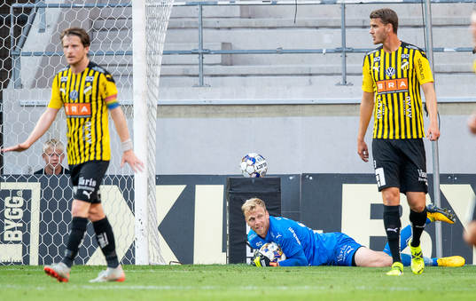 Häckens målvakt Peter Abrahamsson