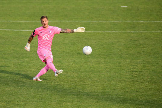 Goalkeeper Johan Dahlin of Malmö FF