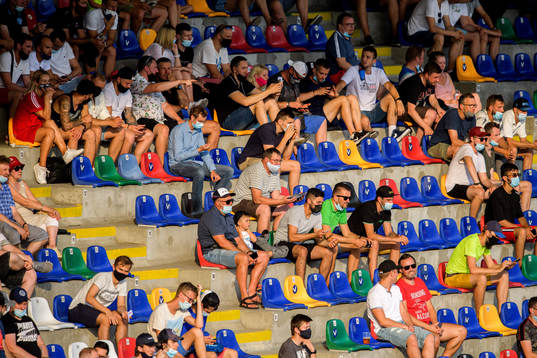 during the UEFA Champions League qualifying match between