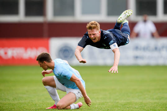 Anders Christiansen of Malmö FF in pain