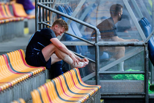 Anders Christiansen of Malmö FF in pain