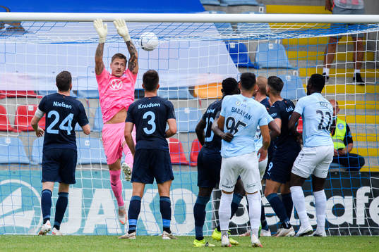 Goalkeeper Johan Dahlin of Malmö FF