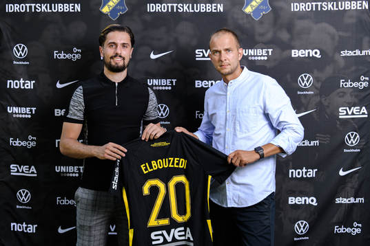 s nyförvärv Zachary Elbouzedi och sportchef Henrik