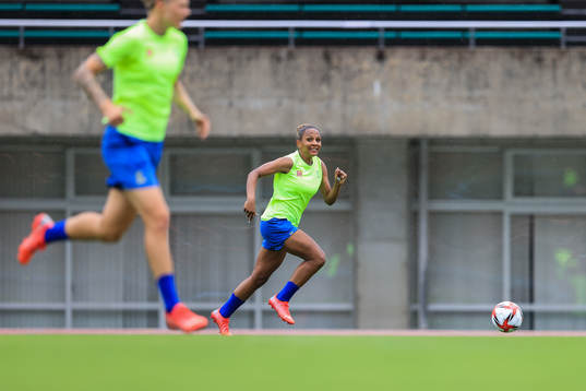 Madelen Janogy of the Swedish national women’s football