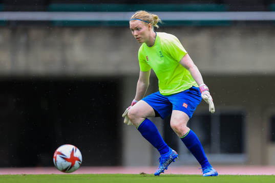 Goalkeeper Hedvig Lindahl of the Swedish national women’s