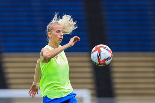 Sofia Jakobsson of the Swedish national women’s football