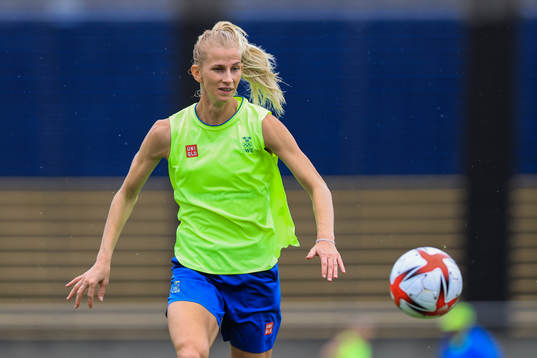 Sofia Jakobsson of the Swedish national women’s football