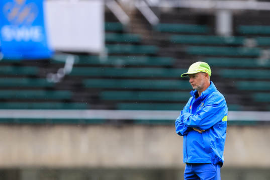 Peter Gerhardsson, head coach of the Swedish national