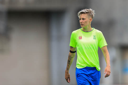 Lina Hurtig of the Swedish national women’s football team