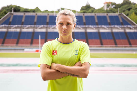 Hanna Falk of the Swedish national women’s football team