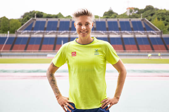 Lina Hurtig of the Swedish national women’s football team