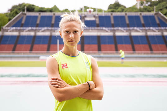 Rebecka Blomqvist of the Swedish national women’s