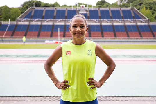 Madelen Janogy of the Swedish national women’s football