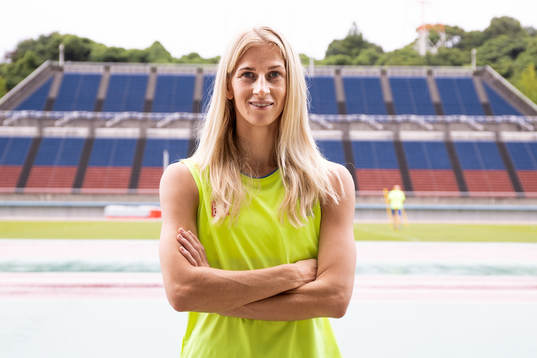 Sofia Jakobsson of the Swedish national women’s football