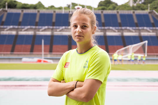 Anna Anvegård of the Swedish national women’s football