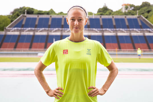 Emma Kullberg of the Swedish national women’s football