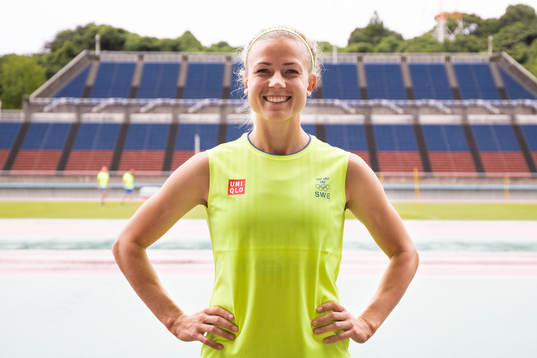 Hanna Glas of the Swedish national women’s football team
