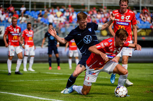 Malmö FFs Anders Christiansen och Degerfors Gustav Granath