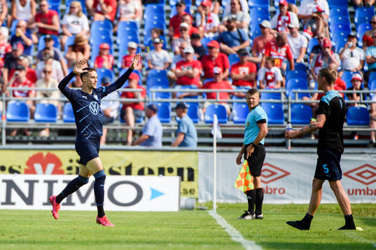 Malmö FFs Veljko Birmancevic jublar