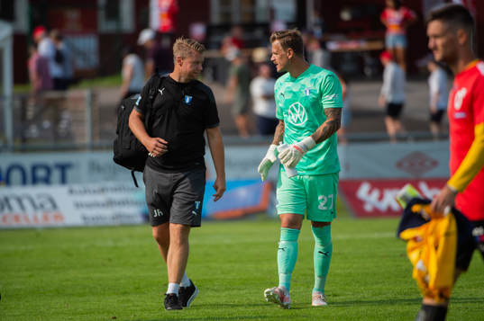 Malmö FFs målvakt Johan Dahlin